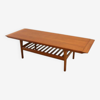 Mid Century teak Salontafel 'Bassen'