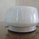 Ceiling lamp in opaline and lacquered metal 60s 70s