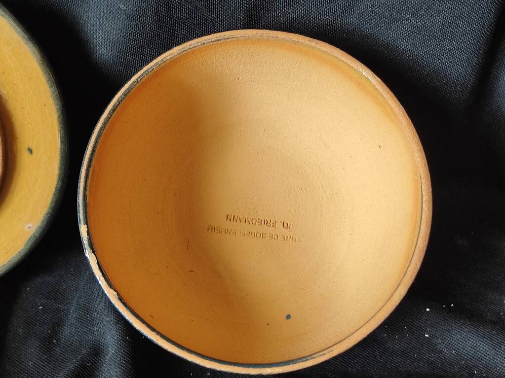 Storks /soufflenheim/ IG friedmann /terracotta /cammenbert butter dish /Als