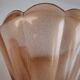 Set of 6 Art Deco Pink Rosaline Glass Dessert Bowls, Czechoslovakia, 1930s
