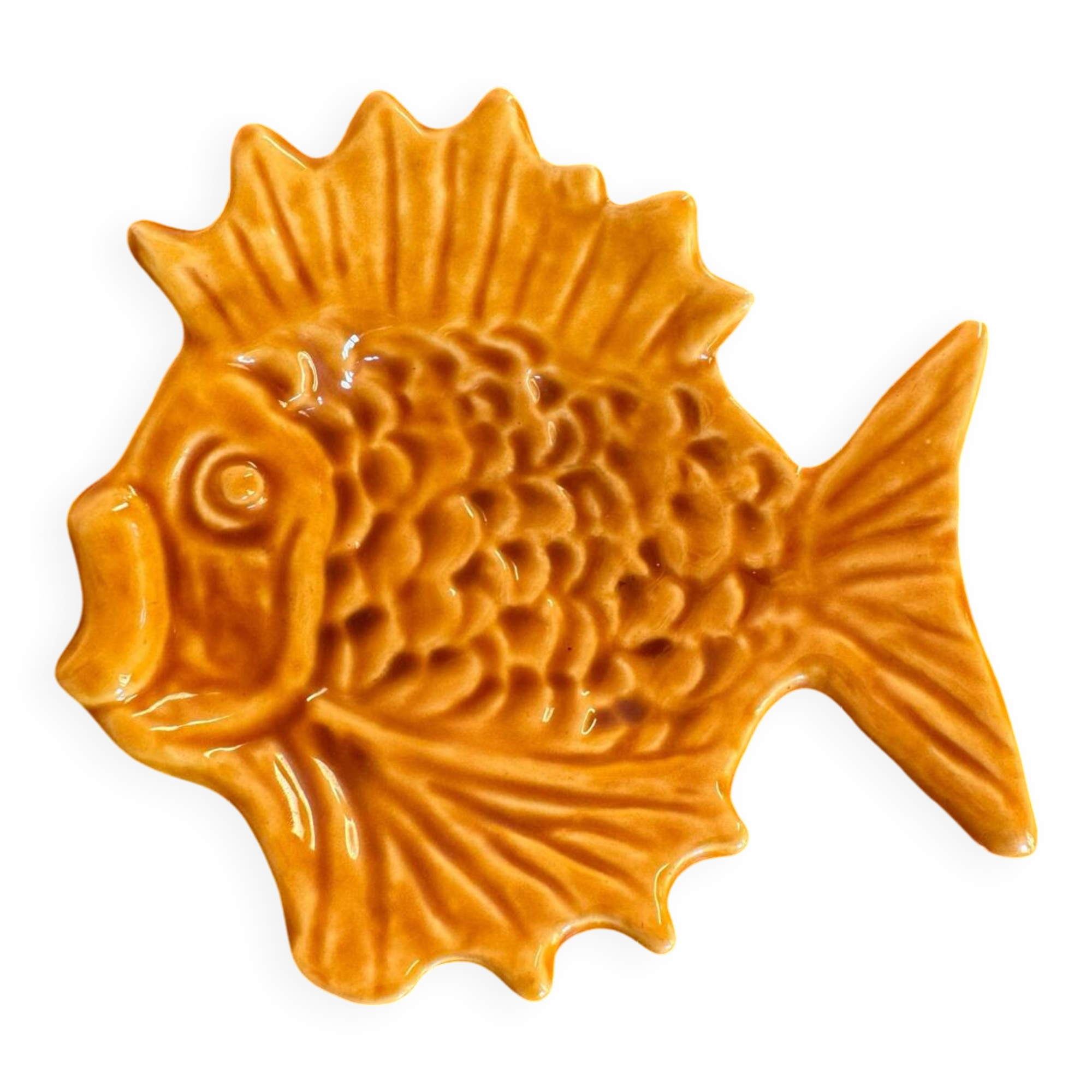 Ceramic fish emptier from the 60s