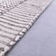2x10 Brown White Wool Moroccan Runner Rug, 66x302Cm