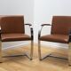 Pair of BRNO armchairs, Mies Van Der Rohe