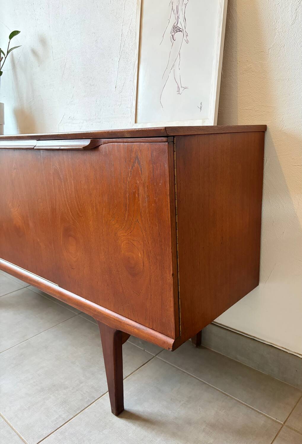 Vintage Scandinavian teak sideboard