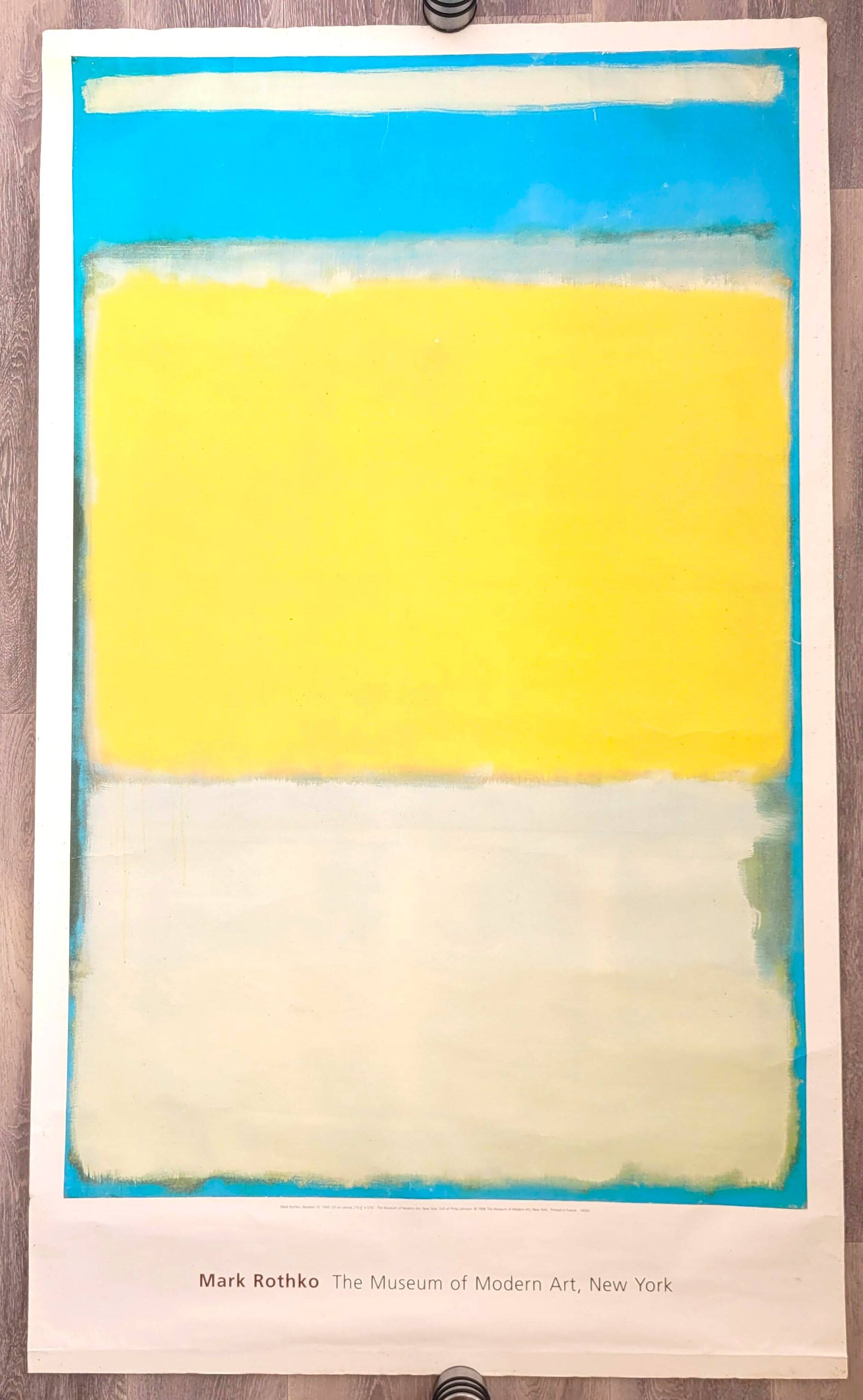 Original poster Mark Rothko MOMA 1996