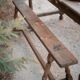 Table and benches set