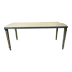 Table basse marbre et laiton