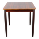 1960s Danish extendable palisander dining table, 4 leaves, restored