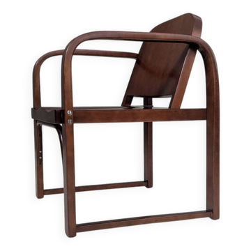 Fauteuil moderniste en bois courbé Thonet A 745 F, années 1930