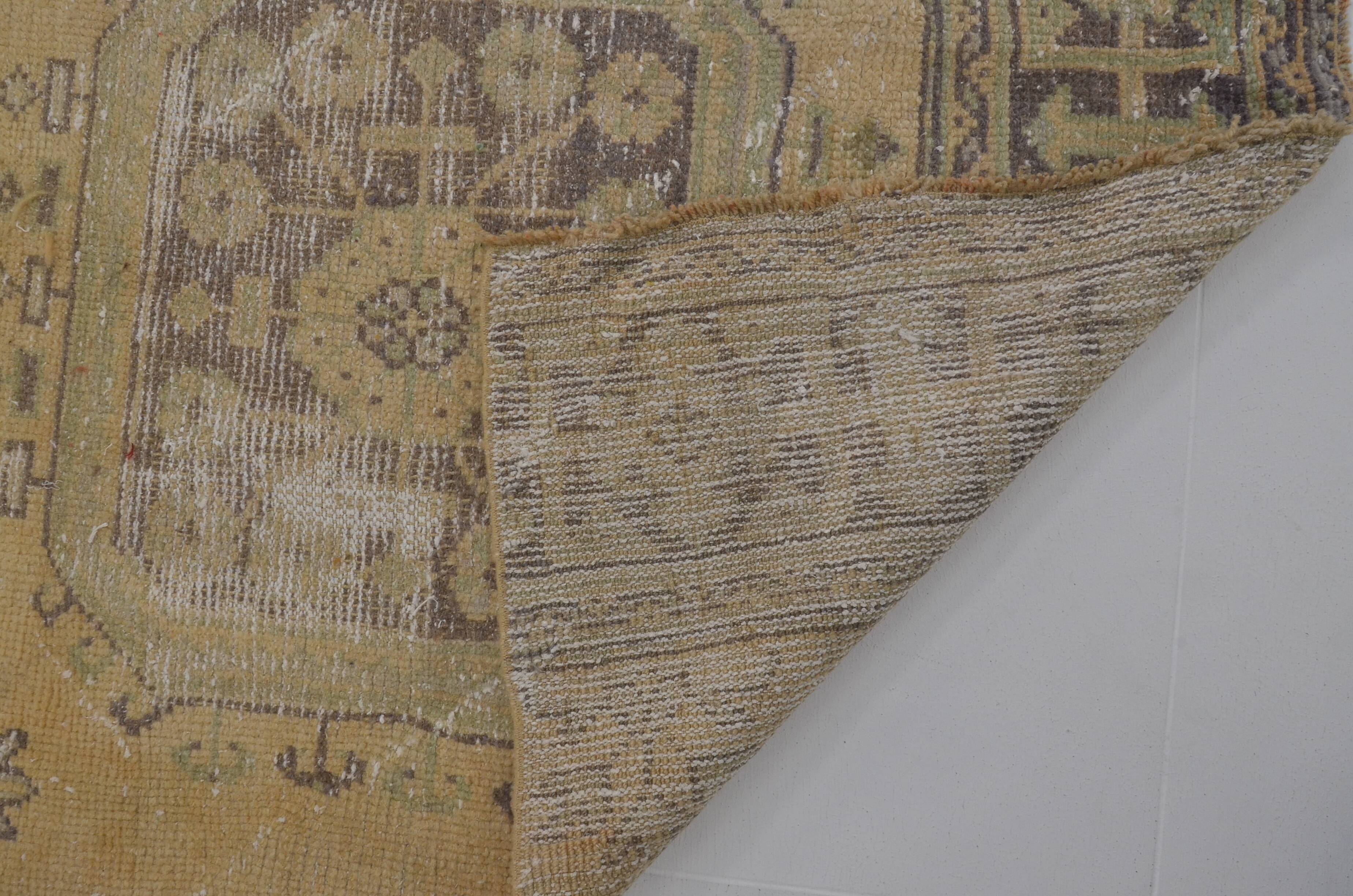 Hallway Antique Oushak Runner Rug sku 2281