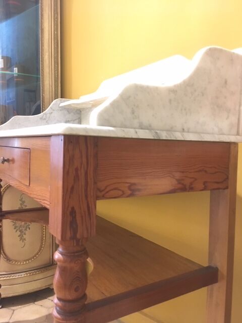 Marble tray pine toilet Cabinet