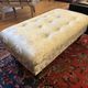 Vintage tufted Ottoman footstool. Ideal for decorators/resellers.