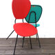 Chaises vinyles années 50