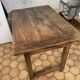 Old wooden kitchen table