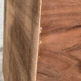 Vintage rosewood chest of drawers aluminum and chrome 1960