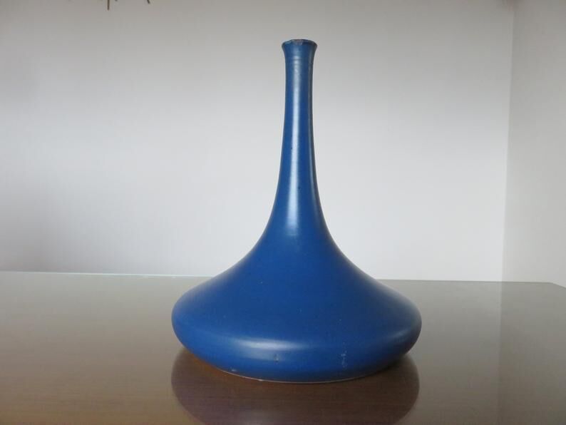 Modernist ceramic vase Plascassier de Grasse Pottery de la Brague 60s 70s