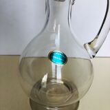 Bohemian crystal wine carafe