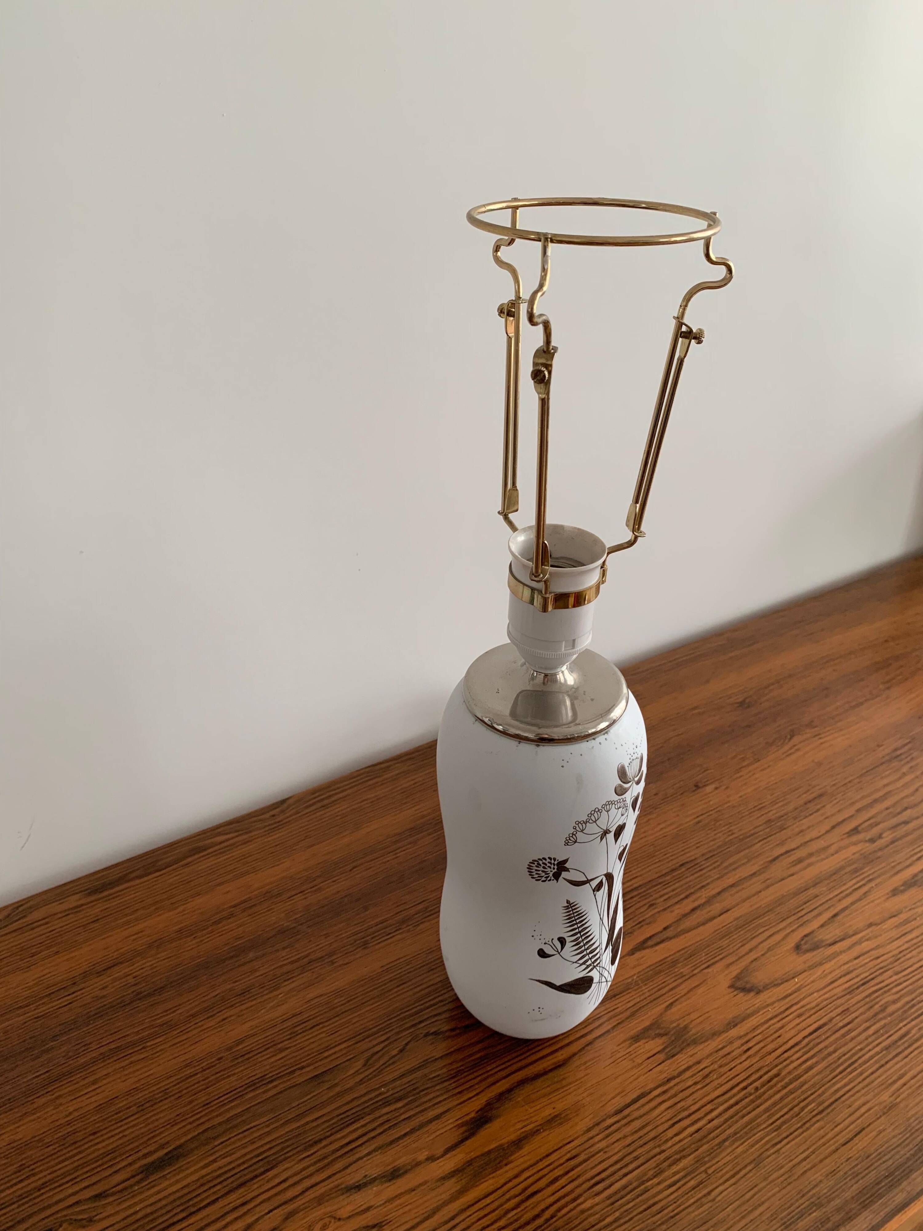 Stig Lindberg Grazia for Gustavsberg Swedish desk lamp signed, 1960