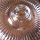 Large glass bell jar and its vintage cheese dessert plate.