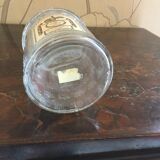 Old Guerlain perfume bottle engraved glass bees