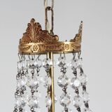 Hot air balloon chandelier with tassels