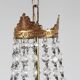 Hot air balloon chandelier with tassels