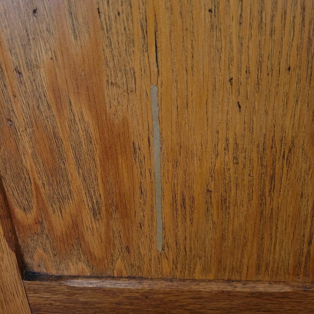 Filing cabinet with a curtain