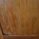 Filing cabinet with a curtain