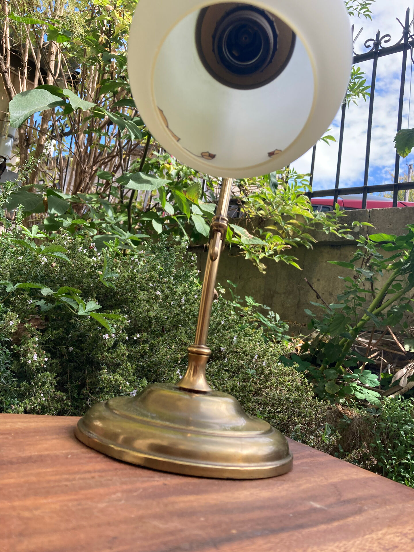 Art Deco revival table lamp