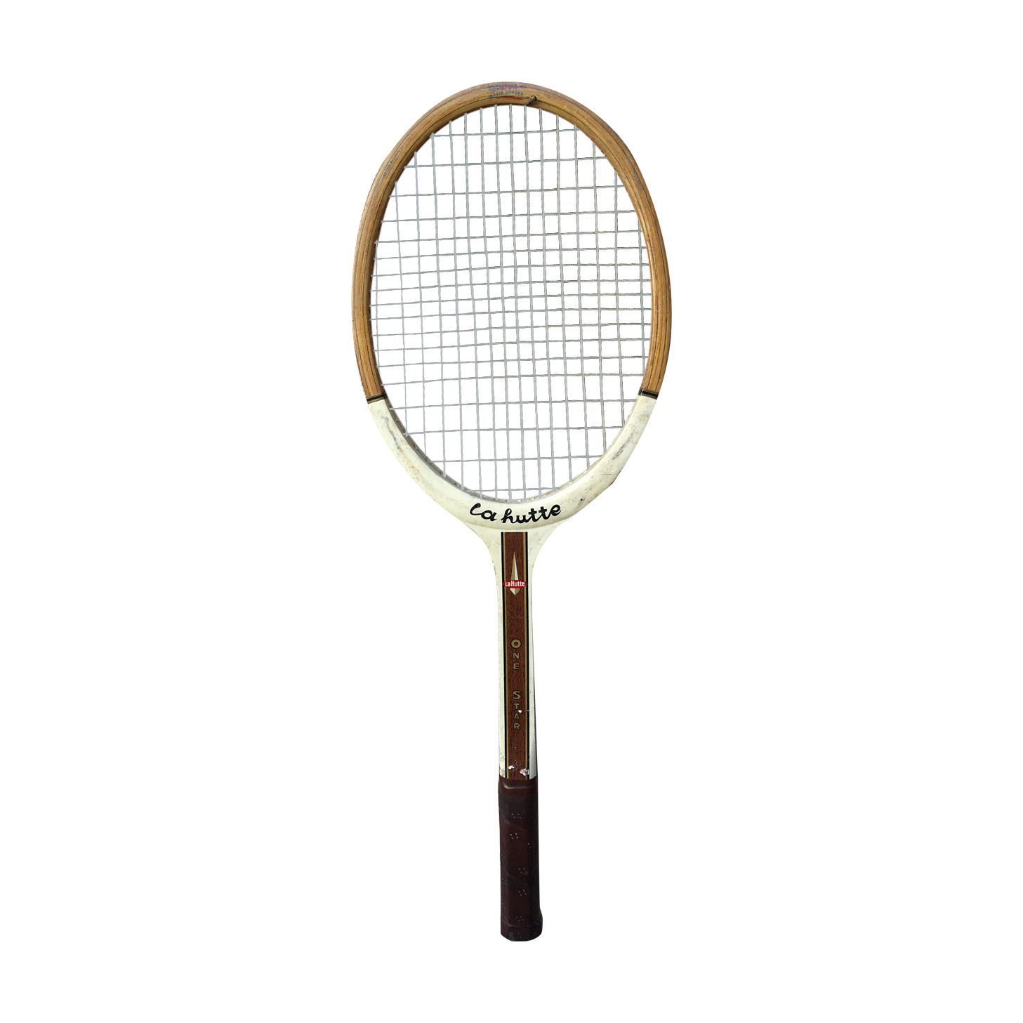 Vintage tennis racket "La Hutte"