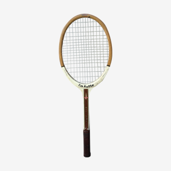 Vintage tennis racket "La Hutte"