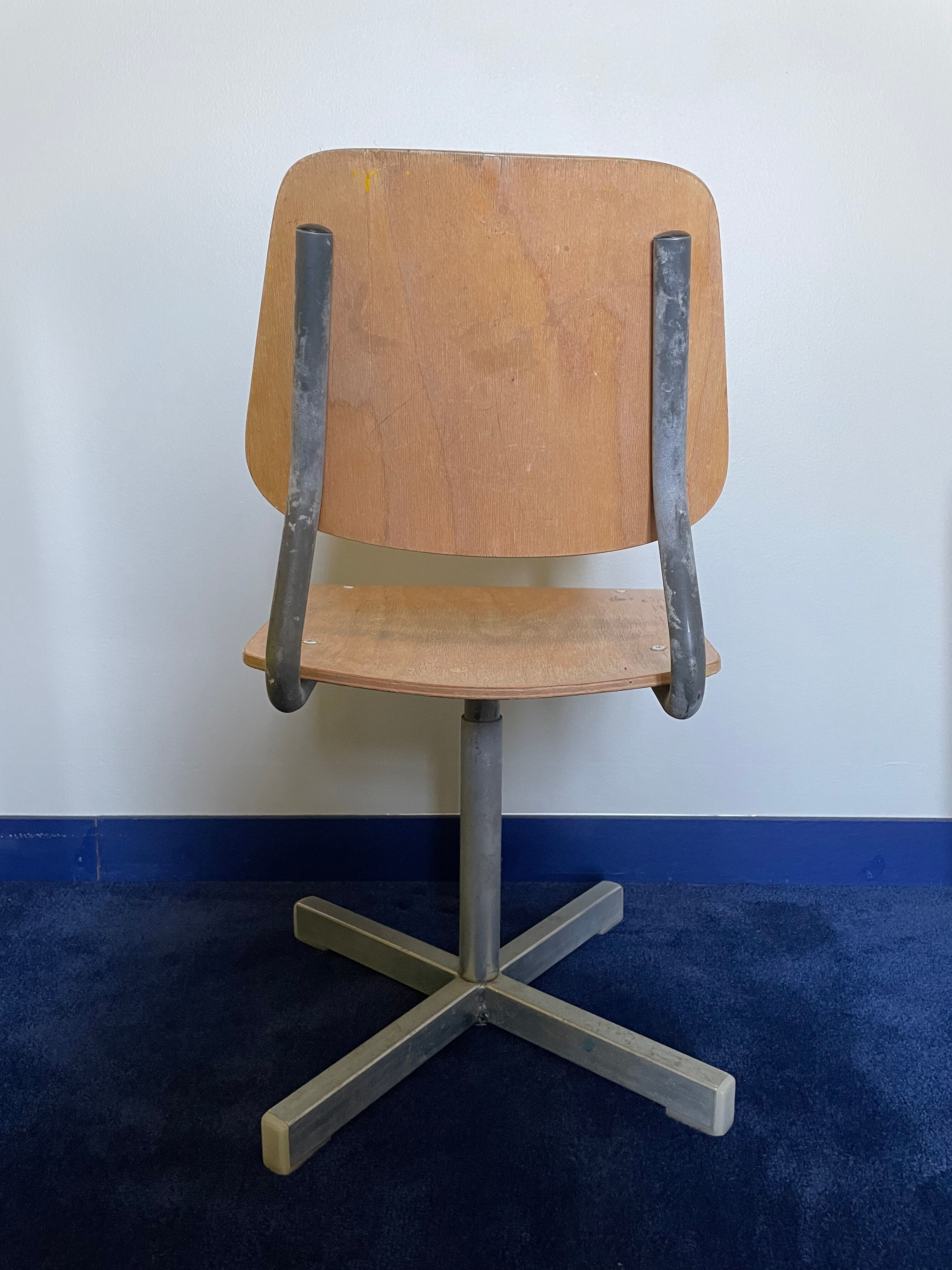 Children's school chair industrial style