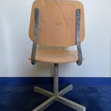 Chaise d’écolier enfant style industriel