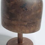 Standing wooden hat shape, 1900