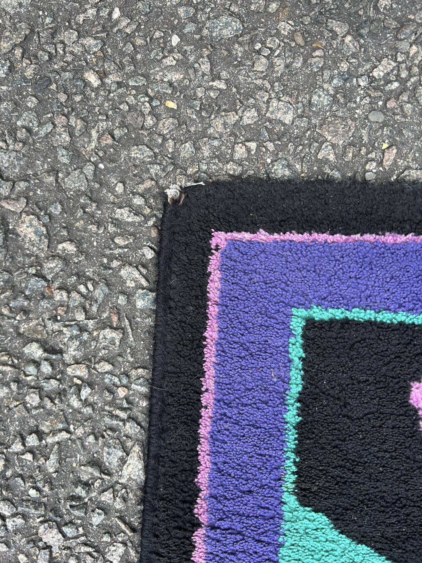 Tapis vintage style Memphis des années 1980