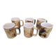 6 Vintage Cups Galerie Palissy Vallauris