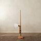 Vintage Danish Pine Adjustable Floor Lamp by +LYS Denmark, 1960s