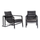 Pair of “Transat” armchairs, original model created circa 1926