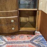 1950s English Walnut Bar