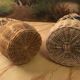 Bouteilles vintage rotin