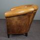 Fauteuil club en cuir de mouton