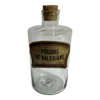 Flacon d'apothicaire - Poudre de valériane