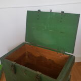 Green wooden box