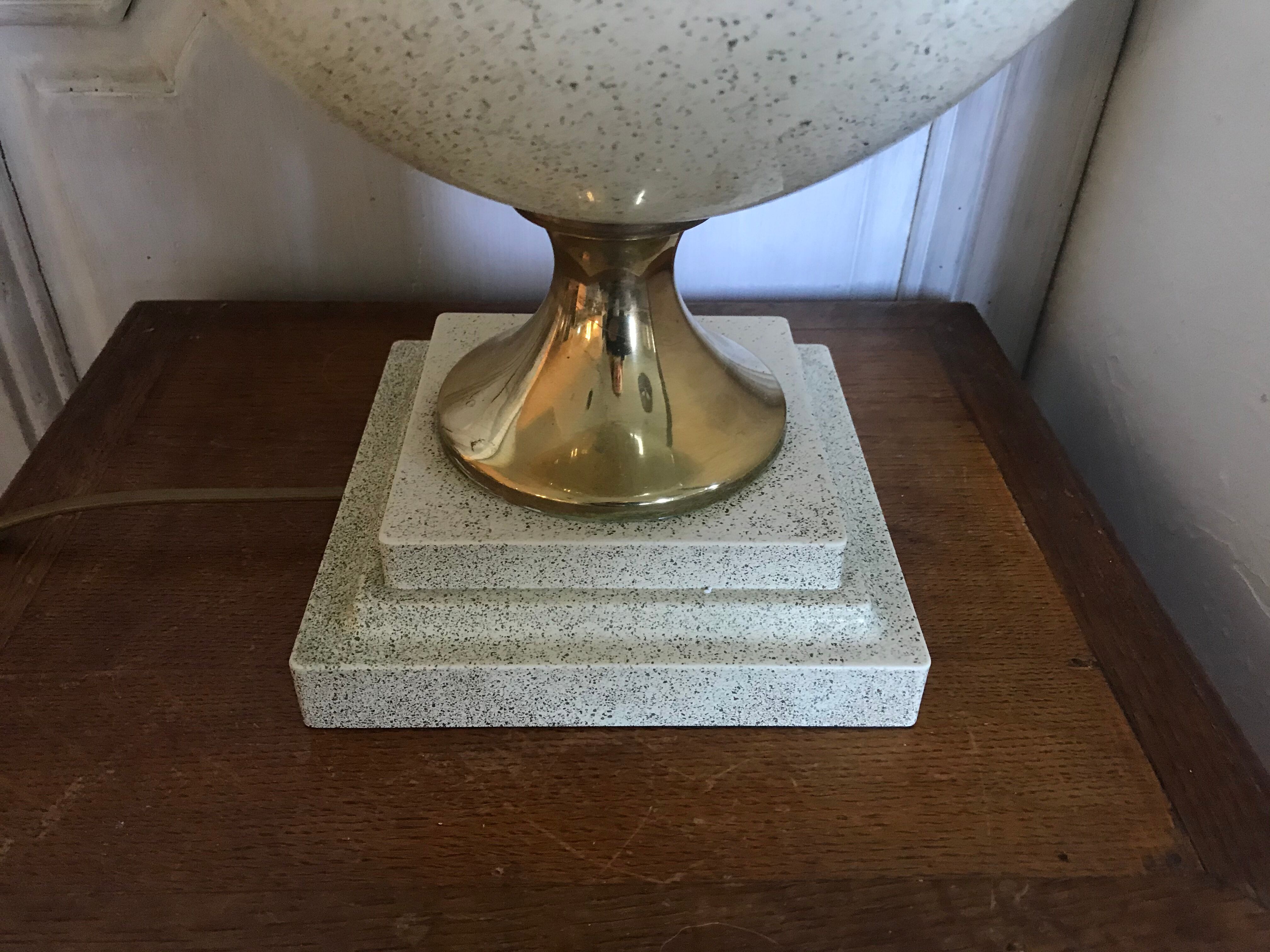 Vintage "Oricourt" Dolphin Lamp