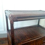 Rattan support cabinet 1960s