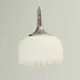 Opal glass chandelier by Peill & Putzler, Germany, 1960s.