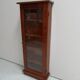 Antique oak display cabinet