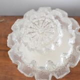 Moulded glass lamp