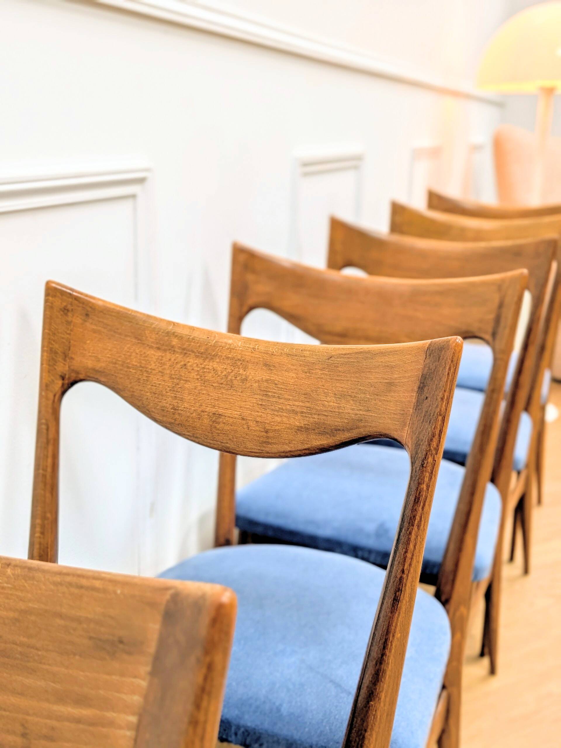 Set of 6 Scandinavian chairs