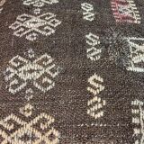 Vintage turkish kilim cushion cover , 55 x 55 cm